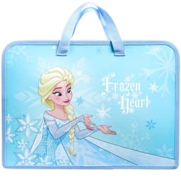 Папка пластиковая с ручками А4, на молнии, 7.5×33×26 см, «Холодное сердце»