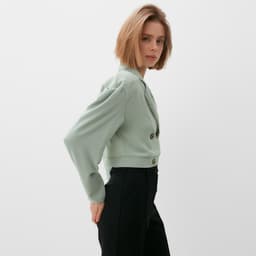 Жакет женский MINAKU: Green trend, зелёный, размер 48