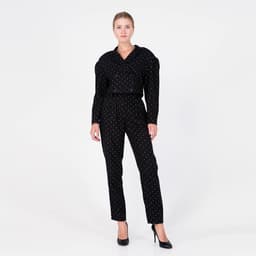 Брюки женские чиносы MINAKU: Green trend, чёрные, размер 44