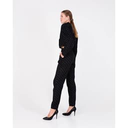 Брюки женские чиносы MINAKU: Green trend, чёрные, размер 44