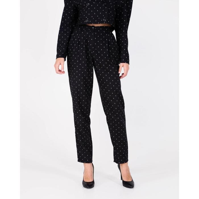 Брюки женские чиносы MINAKU: Green trend, чёрные, размер 44