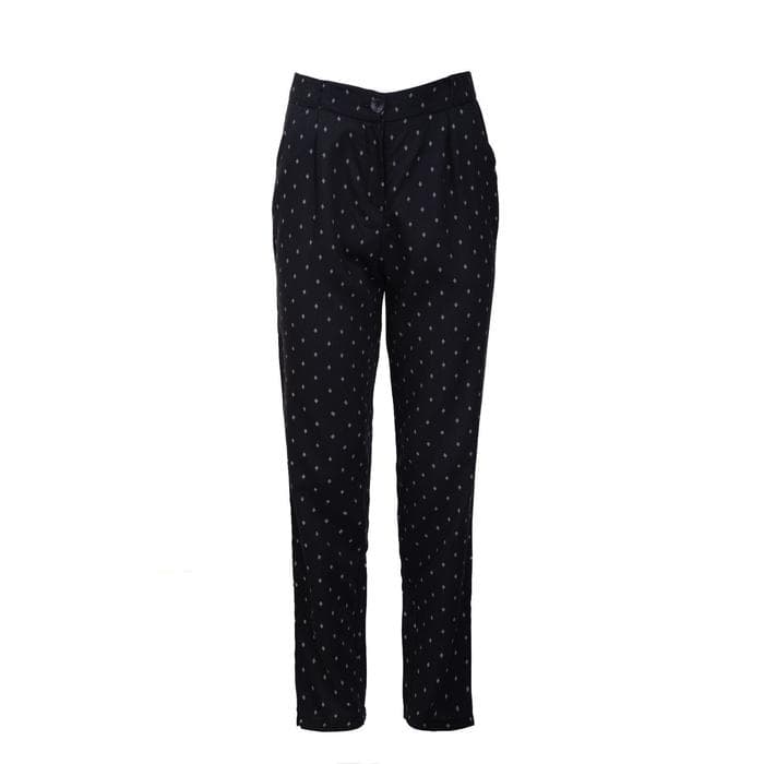 Брюки женские чиносы MINAKU: Green trend, чёрные, размер 44