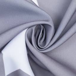 Шторы портьерные «Этель» Grey stars, 145×260 см, 2 шт., габардин