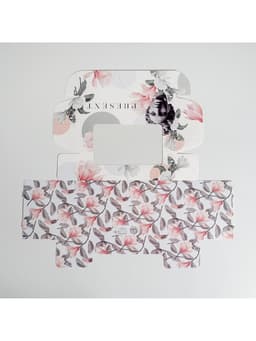 Коробка для эклеров, кондитерская упаковка, 5 вкладышей, Present, 25.2×15×7 см