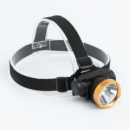 Фонарь налобный аккумуляторный «Мастер К», 3 Вт, 800 мАч, 3.7 В, 100 Лм, 1 режим, USB