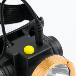 Фонарь налобный аккумуляторный «Мастер К», 3 Вт, 800 мАч, 3.7 В, 100 Лм, 1 режим, USB