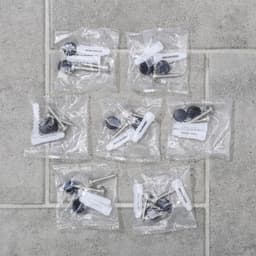 Набор для ванной комнаты «Лофт», 6 предметов, чёрный