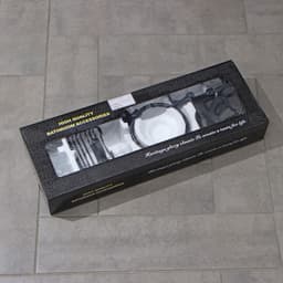 Набор для ванной комнаты «Лофт», 6 предметов, чёрный