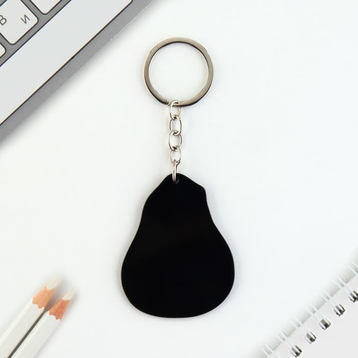 Брелок для ключей акриловый «Авокадо», 3.5×10 см