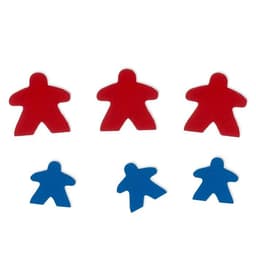 Новогодняя настольная игра «Новый год: MONEY POLYS. Фабрика Деда Мороза», 60 карт, 44 фигурки, 6 фишек, 2 кубика, 10+