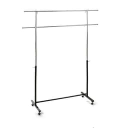 Вешало П-образное c двумя перекладинами 120-183×43×97-190 см, чёрное