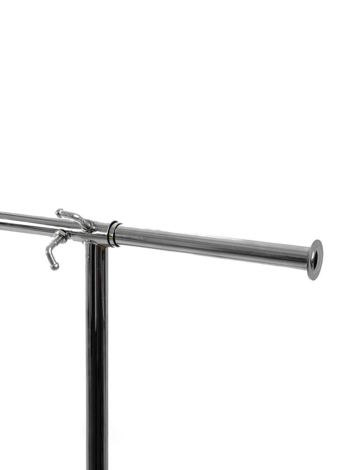 Вешало П-образное c двумя перекладинами 120-183×43×97-190 см, чёрное