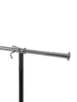 Вешало П-образное c двумя перекладинами 120-183×43×97-190 см, чёрное