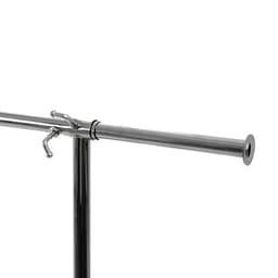 Вешало П-образное c двумя перекладинами 120-183×43×97-190 см, чёрное