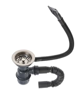 Мойка кухонная MIXLINE 531266, врезная, толщина 0.6 мм, 38×38×15 см, вып. 3 1/2", с сифоном