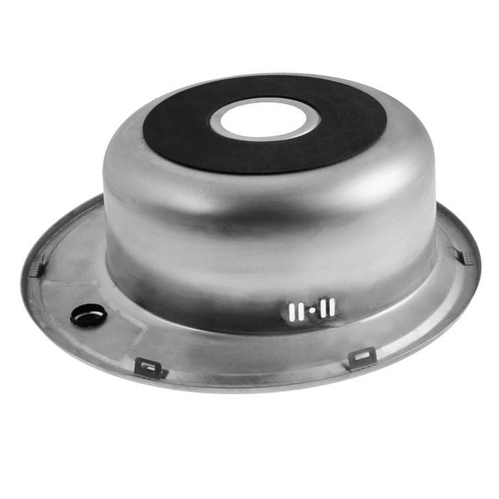 Мойка кухонная MIXLINE 528182, врезная, толщина 0.6 мм, 49×49×17 см, вып. 3 1/2", с сифоном