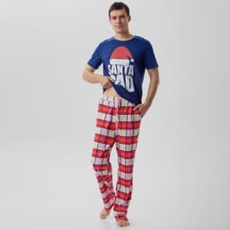 Пижама мужская KAFTAN Santa team, размер 48