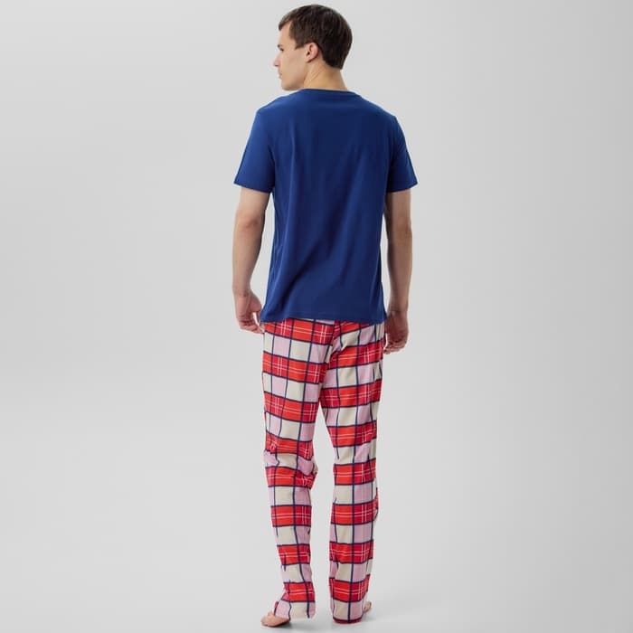 Пижама мужская KAFTAN Santa team, размер 48