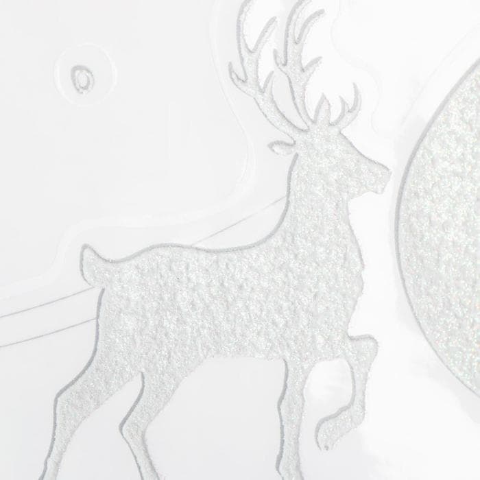 Наклейки новогодние «Добро пожаловать», с блестящей пластизолью, 29.5×42 см