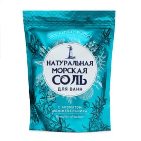 Соль для ванн морская натуральная «Крымская», с ароматом можжевельника, 1100 г