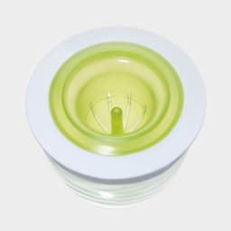 Ёмкость для масла, d=10 см, с кисточкой, стекло, белая