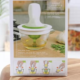 Ёмкость для масла, d=10 см, с кисточкой, стекло, белая