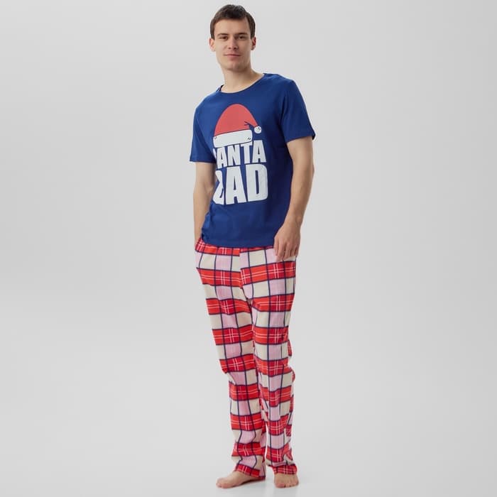 Пижама мужская KAFTAN Santa team, размер 56