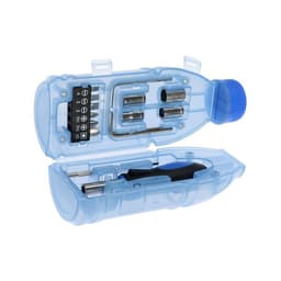 Набор инструментов ТУНДРА, подарочный пластиковый кейс «Бутылка», 15 предметов