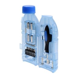 Набор инструментов ТУНДРА, подарочный пластиковый кейс «Бутылка», 15 предметов