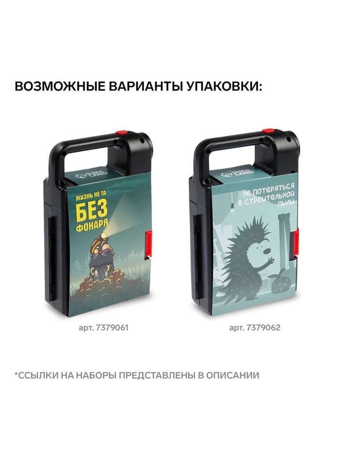 Набор инструментов ТУНДРА, подарочный пластиковый кейс «Фонарь», 21 предмет