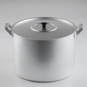 Кастрюля, 10 л, d=26 см, с крышкой, алюминий, серебристая