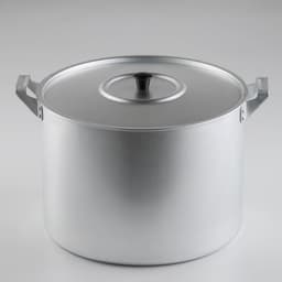 Кастрюля, 10 л, d=26 см, с крышкой, алюминий, серебристая