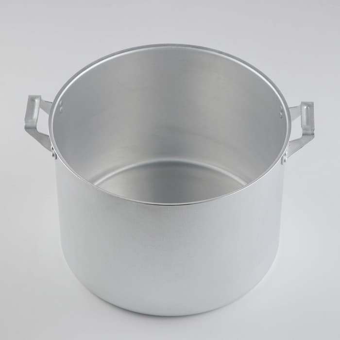 Кастрюля, 10 л, d=26 см, с крышкой, алюминий, серебристая