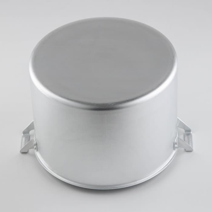 Кастрюля, 10 л, d=26 см, с крышкой, алюминий, серебристая