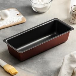 Противень «Забава», 30×11 см, h=8 см, антипригарное покрытие, алюминий, бордовый