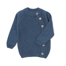 Комплект вязаный Крошка Я, рост 68-74 см, синий