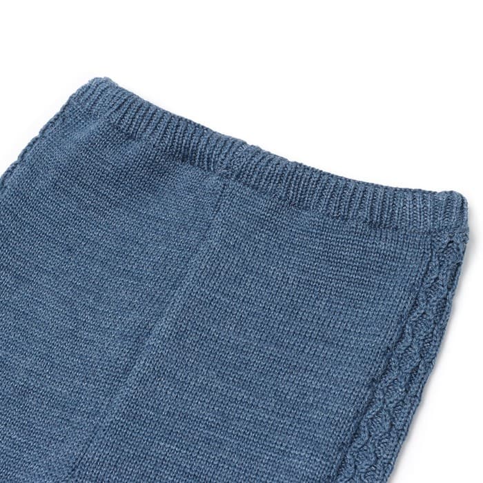 Комплект вязаный Крошка Я, рост 68-74 см, синий