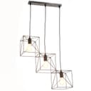 Светильник «Куб грани» 3хE27 40 Вт черный 50×15.5×86 см BayerLux