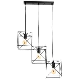 Светильник «Куб грани» 3хE27 40 Вт черный 50×15.5×86 см BayerLux