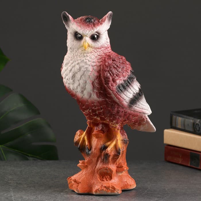 Копилка для денег «Филин на ветке», гипс, 29×19×12 см