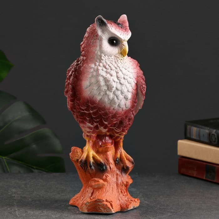 Копилка для денег «Филин на ветке», гипс, 29×19×12 см