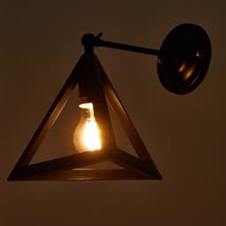 Бра «Пирамида» 1хE27 40 Вт черный 25×30×30 см