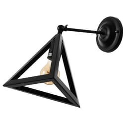 Бра «Пирамида» 1хE27 40 Вт черный 25×30×30 см