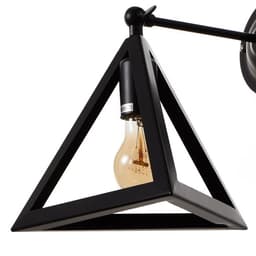 Бра «Пирамида» 1хE27 40 Вт черный 25×30×30 см