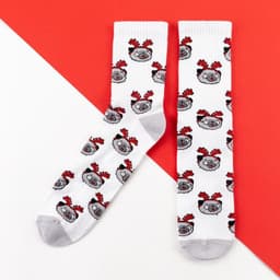 Носки женские новогодние KAFTAN «Зажигай», набор 2 пары, размер 36-40 (23-25 см)