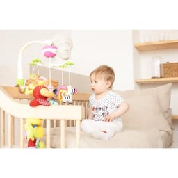 Мобиль музыкальный на кроватку Крошка Я «Зоопарк», на батарейках, Крошка Я