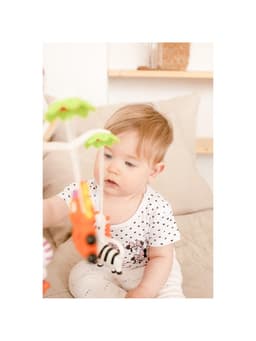 Мобиль музыкальный на кроватку Крошка Я «Зоопарк», на батарейках, Крошка Я