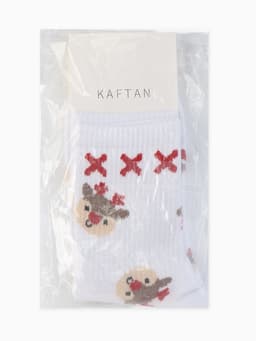 Носки женские новогодние KAFTAN «Оленята», размер 36-40 (23-25 см)