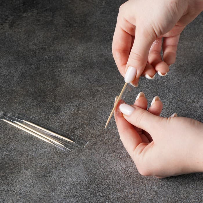 Зубочистки из берёзы Magistro, 500 шт., в индивидуальной упаковке, картонная коробка