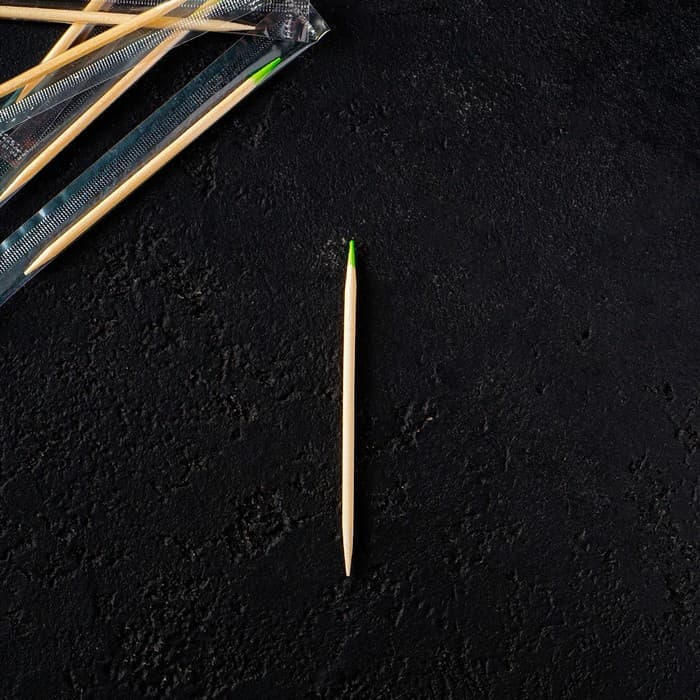 Зубочистки из берёзы Magistro, 500 шт., ментоловые, в индивидуальной упаковке, картонная коробка